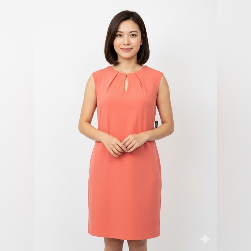 New York & Company Coral Midi Dress